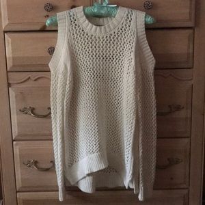 ALLSaints | Arzana Open Shoulder Top in Off White